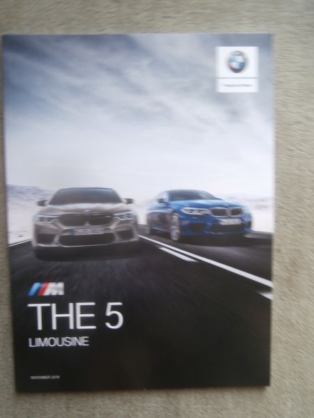BMW M550i xDrive +M550d G30 +M5 +Competition F90 November 2019+Preise