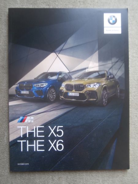 BMW X5 M F95 & X6 M F96  Competition Katalog Oktober 2019 +Preisliste