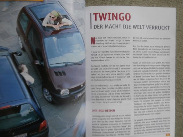 Rhombus Magazin 3/2013 20 Jahre Twingo,Concept Car Espace Initiale Paris,