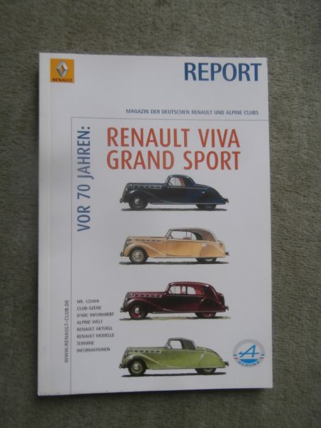 Renault Report 1/2009 Viva Grand Sport,Design 1949 bis 1989