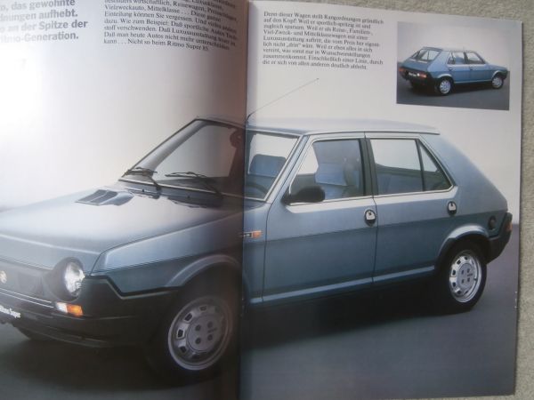 Fiat Ritmo Super 63kw/85PS Katalog Februar 1981