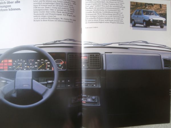 Fiat Ritmo Super 63kw/85PS Katalog Februar 1981