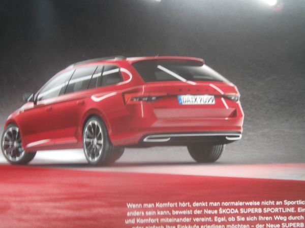 Skoda Superb Sportline (3V) Prospekt November 2019 NEU