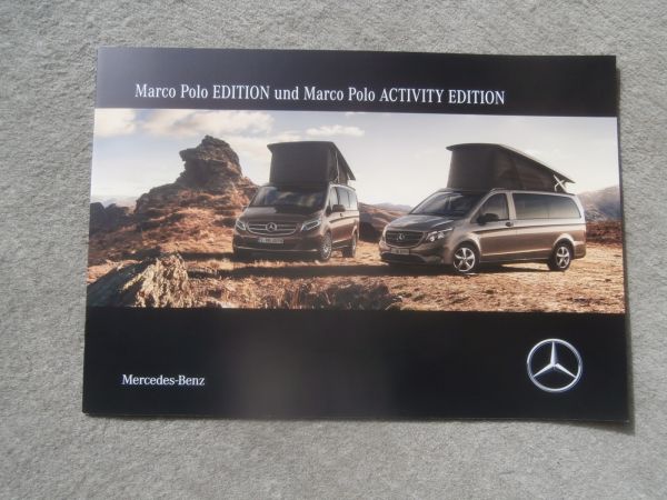 Mercedes Benz V-Klasse BR447 180d 220d 250d  Marco Polo Edition & Activity Edition August 2016