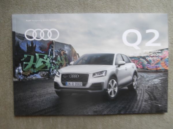 Audi Q2 SQ2 Preisliste (Typ GA) Preisliste Oktober 2019