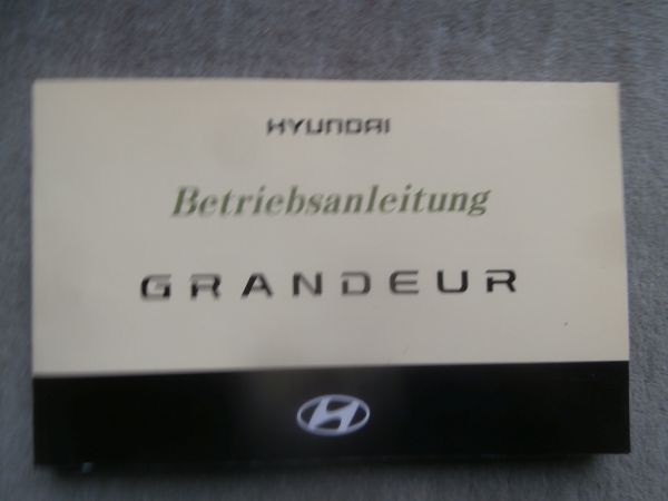 Hyundai Grandeur Typ TG Handbuch Deutsch Juni 2005