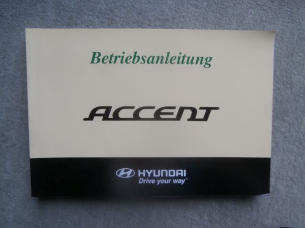 Hyundai Accent (Typ MC) 2007 Benzin 1.4l 1.6l +Diesel 1.5l Bordbuch Deutsch