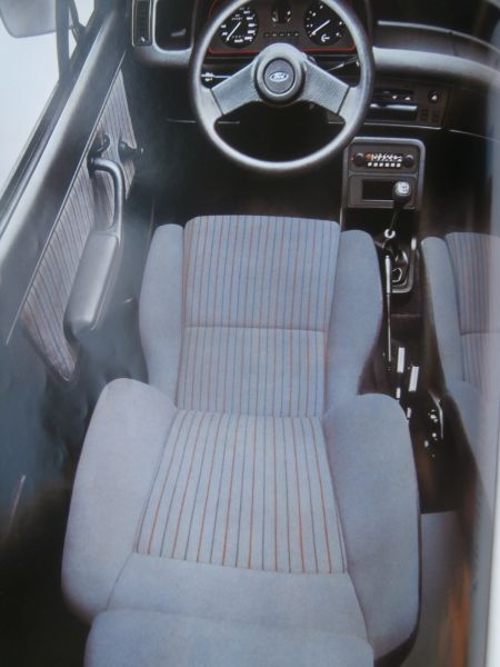 Ford Fiesta +L +Ghia +S +XR 2 Prospekt September 1981