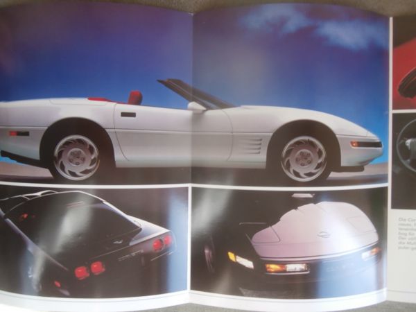 Chevrolet Corvette Coupé Convertibel LT1 LT5 ZR-1 Deutscher Prospekt 1992 C4