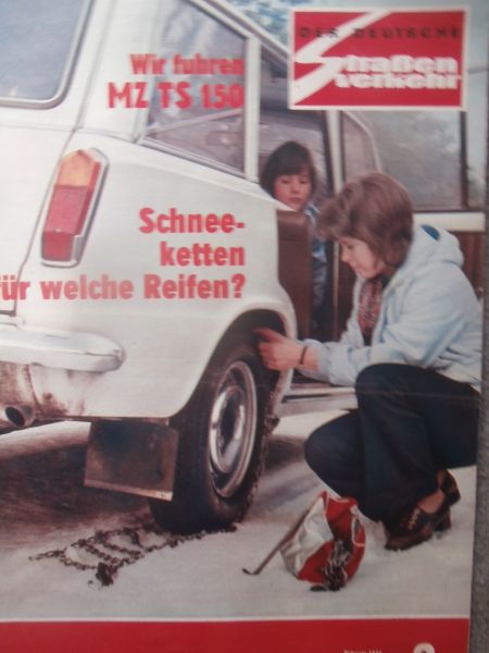 Der Deutsche Straßenverkehr 2/1974  Test MZTS 150,Öltemperatur im Saporoshez,