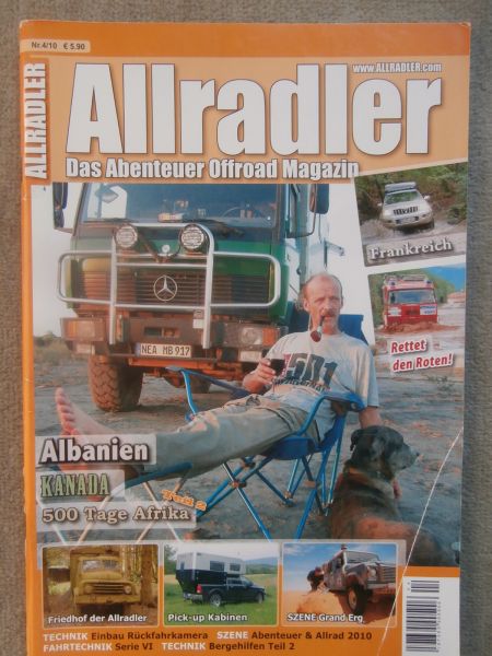 Allradler das Abenteuer Offroad Magazin 4/2010 Friedhof der Allradler,Pick-up Kabinen
