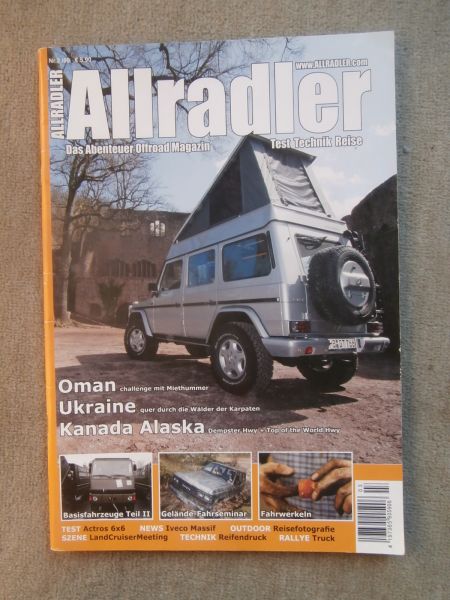 Allradler 3/2008 Iveco Massif,Actros 6x6,Mercedes G300 DT
