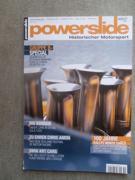 powerslide Historischer Motorsport 4/2011 Gruppe B Special, Lola T222,BMW Art Cars,