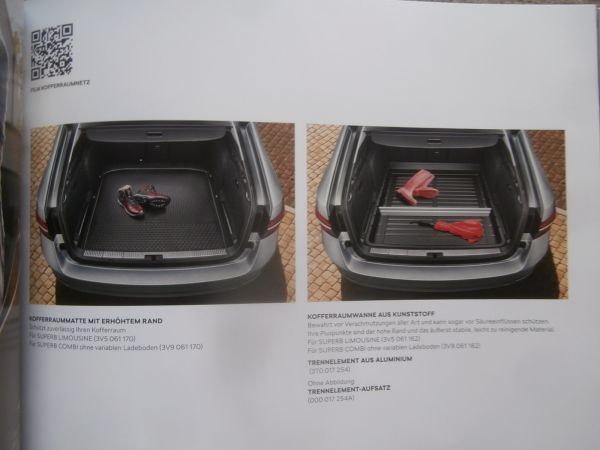 Skoda Superb (3V) Zubehör Katalog Dezember 2019