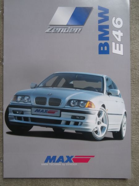 Zender BMW 3er Reihe E46 Limousine Tuning Katlaog Dezember 1998