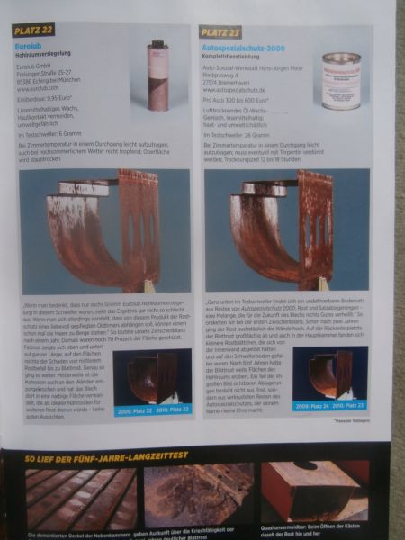 Oldtimer Markt +Praxis Kampf dem Rost Sonderheft Rostschutz Nr.62