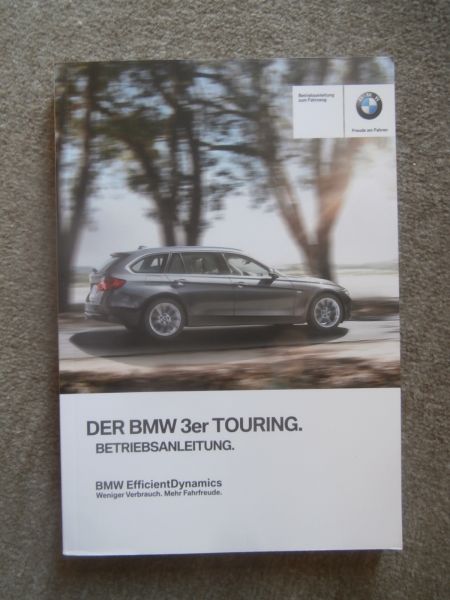 BMW 316i 320i 328i 335i F31 Touring +xDrive 316d 318d 320d 330d Handbuch Deutsch Februar 2013