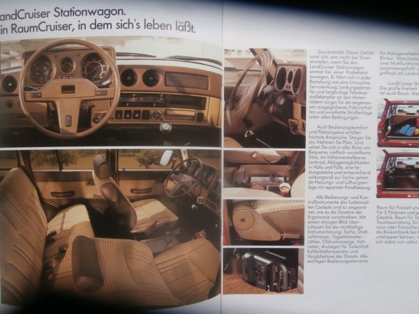 Toyota Landcruiser (J6) Stationwagon +Hard-Top Prospekt Mai 1983