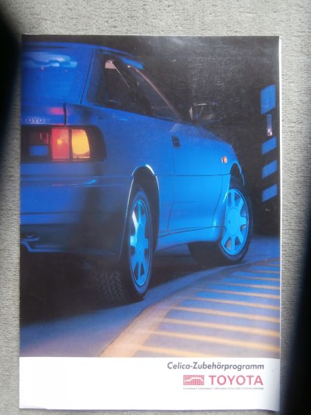 Toyota Celica (T16) Zubehör Katalog +Preise Juni 1986