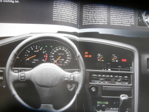 Toyota Supra Turbo MA70 3.0 173kw/235ps Katalog Juni 1989