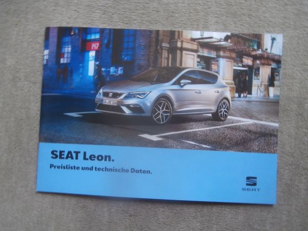 Seat Leon Preisliste 85kw 96kw 110kw +TDI 85kw 110kw +XCellence +FR Preisliste Juli 2019