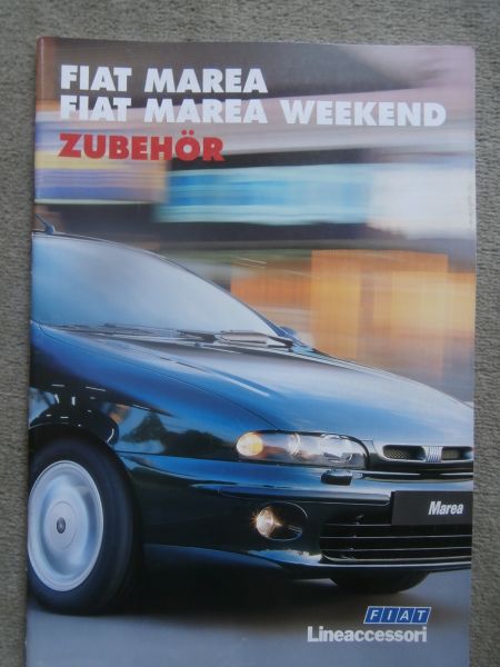 Fiat Marea +Weekend Zubehör Prospekt 11/1996