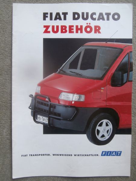 Fiat Ducato Transporter Zubehör Katalog Juni 1995