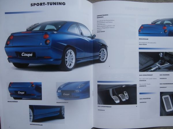 Fiat Coupé Zubehör Katalog Oktober 1998