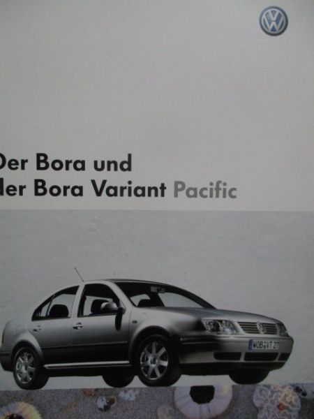 VW Bora & Variant Pacific Katalog Mai 2003