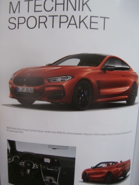 BMW 840i +xDrive 840d +G15 +Cabriolet G14 +M850i xDrive +M8 Competition F92 November 2019+Preise