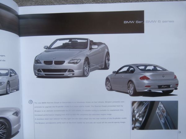 breyton BMW 6er Reihe Coupé Cabrio E63 E64 2006 Tuning Katalog