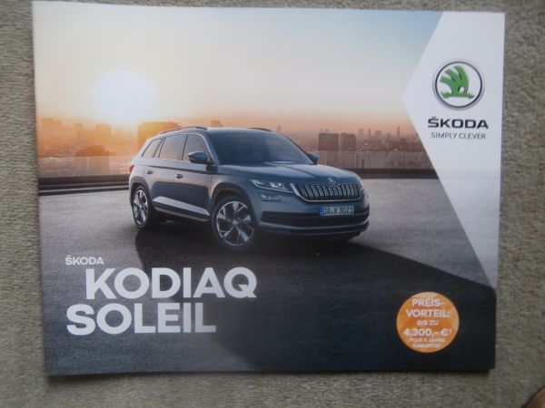 Skoda Kodiaq Soleil (NS) TSI 110kw 140kw +TDI +Preise Juni 2019