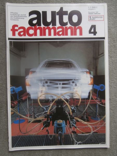 auto fachmann 11/1981 VW Forschungsprojekt 2000,W Polo II,Zündapp KS 80 Touring