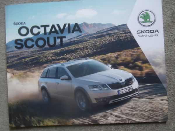 Skoda Octavia Scout (Typ 5E) Prospekt November 2018 TDI 110kw 135kw
