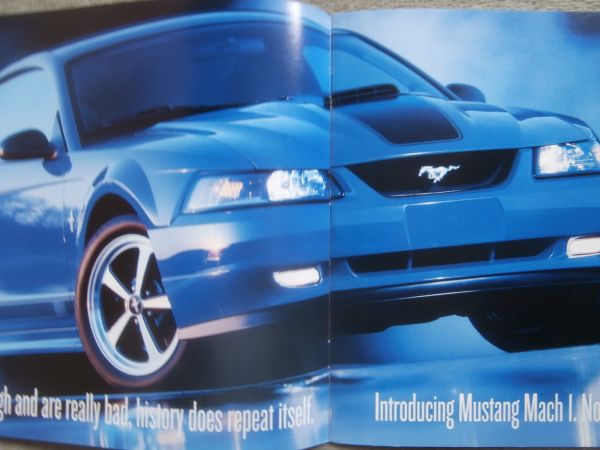 Ford Mustang Mach I Convertible GT USA Katalog Englisch 2003