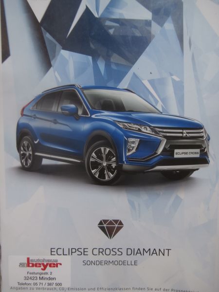 Mitsubishi Eclipse Cross Diamant 120kw +2.2 Diesel 109kw Prospekt Juli 2019+Preise