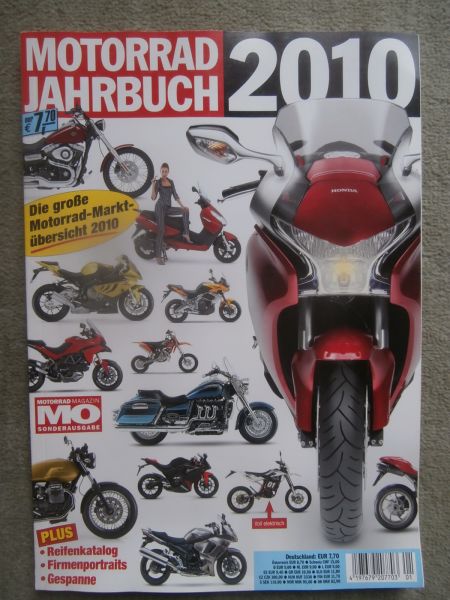 Motorrad Jahrbuch 2010 Sonderausgabe Ducati 1198R, Ghezzi-Brain,Bimotoo,Hyosung,Indian Chief Vintage,Kramit 250 Enduro