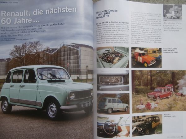 Austro Classic 5/2018 Delage Aufstieg und Untergang der Marke,Opel Kapitän,120 Jahre Renault
