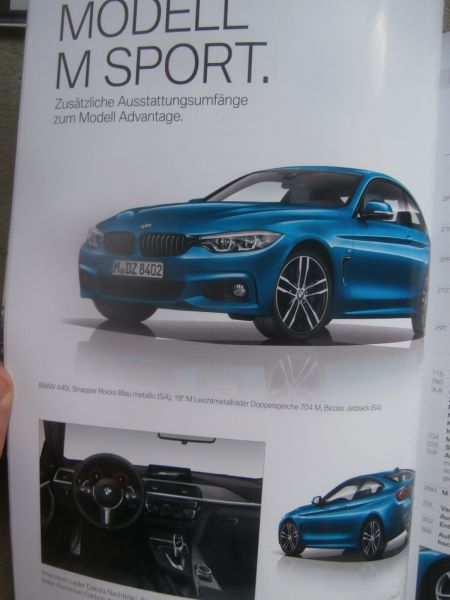 BMW 420i 430i 440i 420d 430d 435d +Sport Line +Luxury LIne +M Sport F33 März 2020+Preise