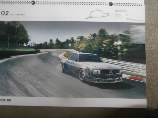 Mercedes Benz AMG Kalender 2012 SLS E-Cell,R107, W108, S63 W221