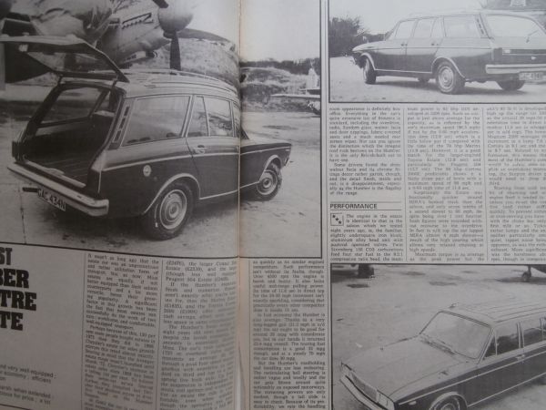 Motor 15.2.1975 Humber Spectre Estate,Crayford S-Class W116,Reliant Scimitar,BMW 528 E12,