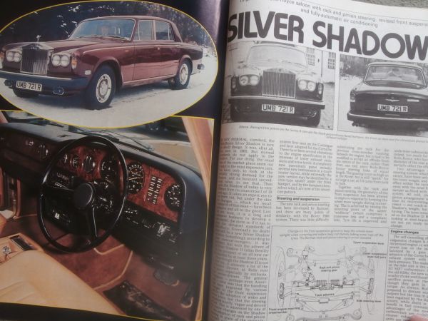 Autocar 26.2.1977 Rolls-Royce Silver Shadow2,McLaren M23,Morris Marina,CI Autohomes,Dormobile,Carawagon,