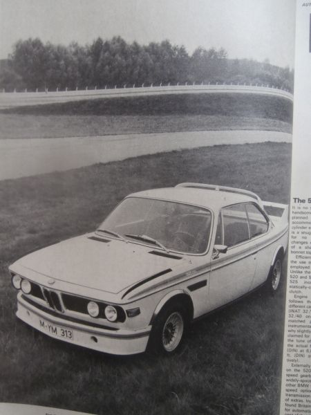 Autocar 6.9.1973 BMW 525 E12,3.2CSL E9,2002 turbo,Aston Martin V8,Volvo 164E,Wilk 531 caravan