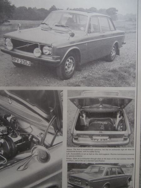 Autocar 26.8.1971 Volvo 144 GL Injection,Police Special, used car test Jaguar E-Type 2+2,Hillman Avenger GT
