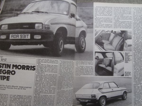 Motor 25.8.1979 Austin-Morrris,de Tomaso,Mini,Porsche 928,
