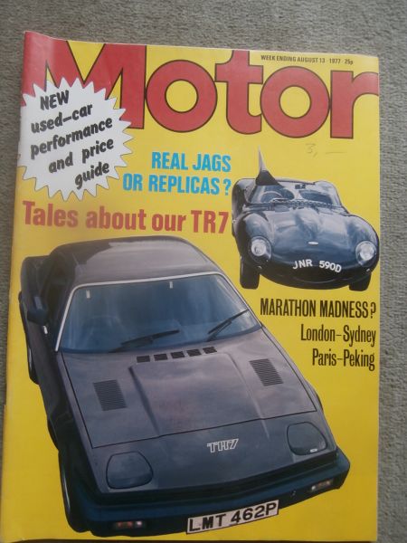 Motor 13.8.1977 Triumph TR7,Alpine GLS,