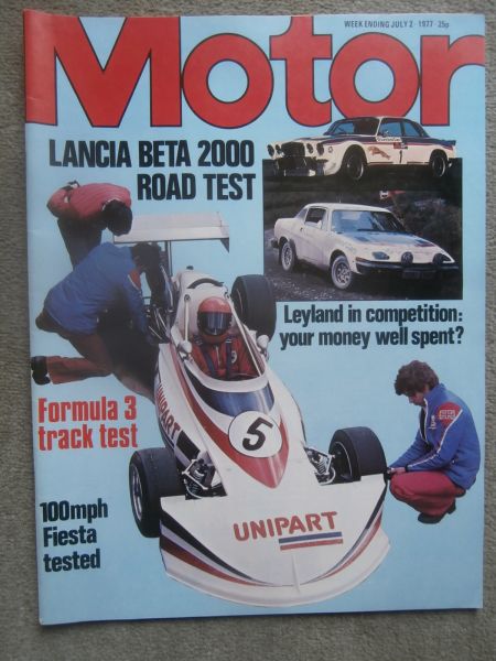 Motor 2.7.1977 Lancia Beta 2000 Roadtest,Polski,VWLT28,Ford Fiesta,