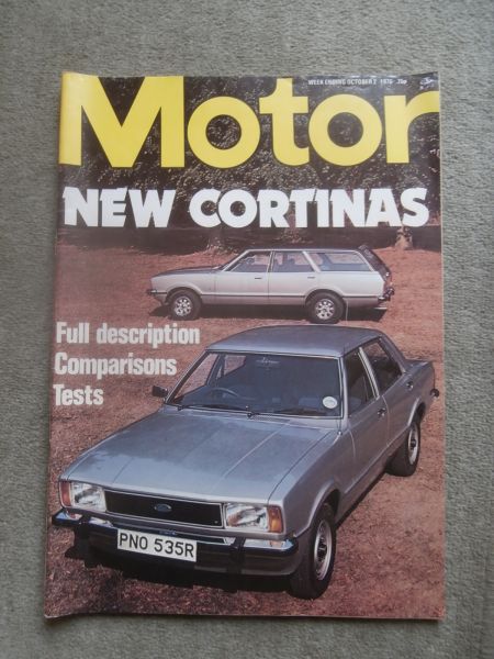 Motor 2.10.1976 Ford Cortina 2000S,Cortina 1600L,Cortina Special,Austin 2200,Volvo 343,