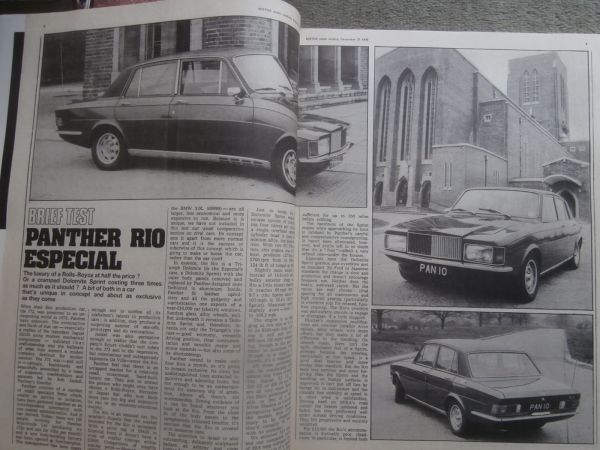 Motor 27.12.1975 Panther Rio Especial,Citroen 2CV Cross,