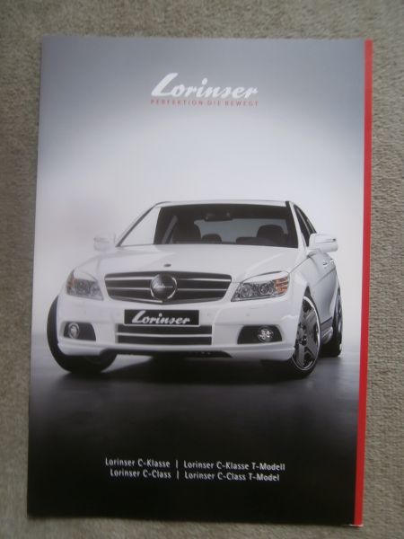 Lorinser Mercedes Benz C-Klasse BR204 +T-Modell Tuning Katalog August 2010